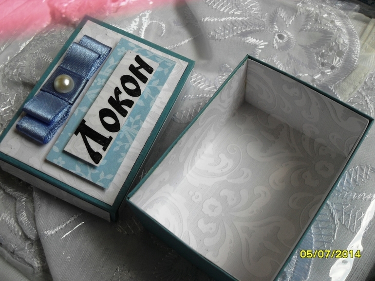 Коробка для хранения крестильного набора (для мальчика)