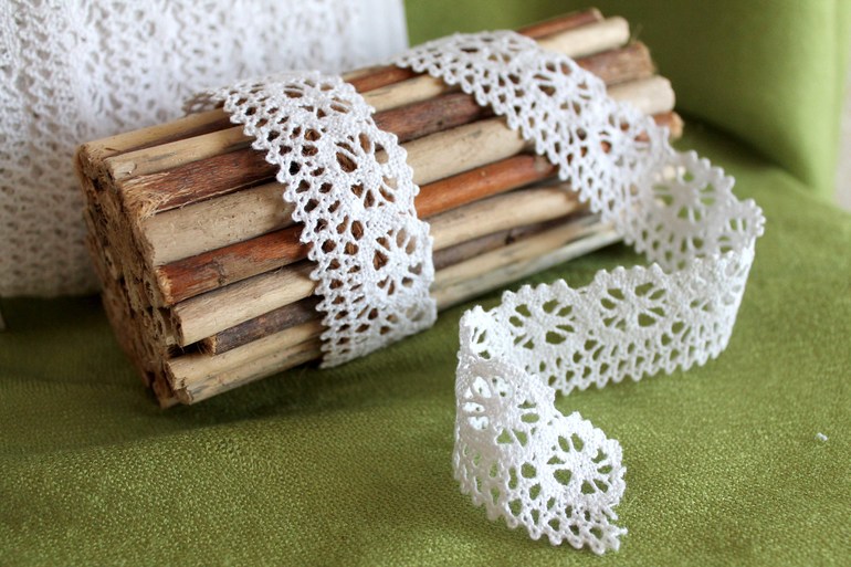 Льняное кружево на метраж