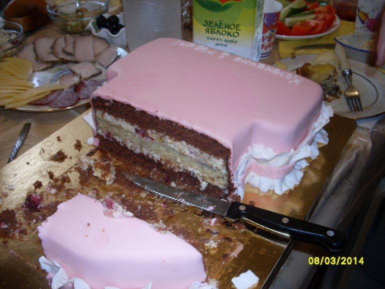 Вот и мы отметили годовасие Ксюнечки...