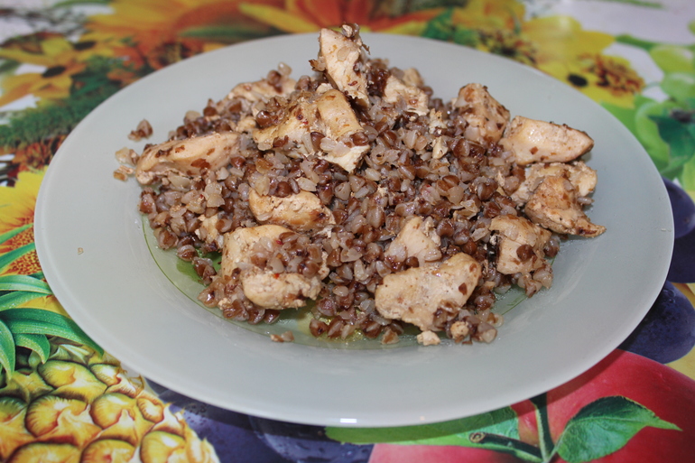 Греча с мясом в мультиварке!