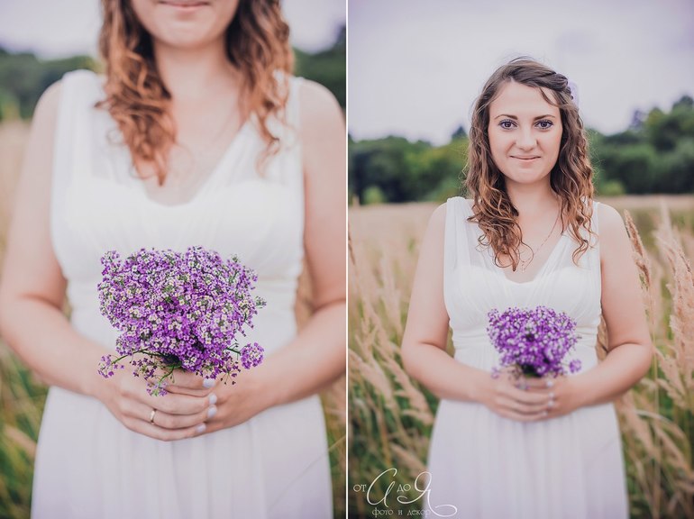 Свадебный день в стиле деревенский прованс