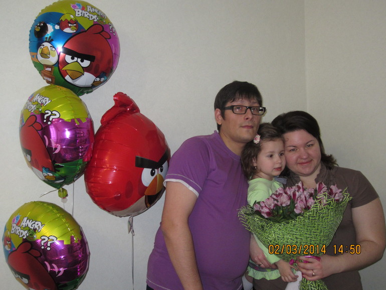 Тортик для нашей любимой доченьки!!!