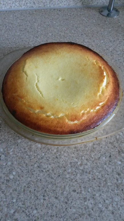 Творожный пудинг.