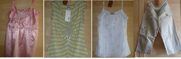 Летние топы и капри для беременных, р-ры 46,48, все новое