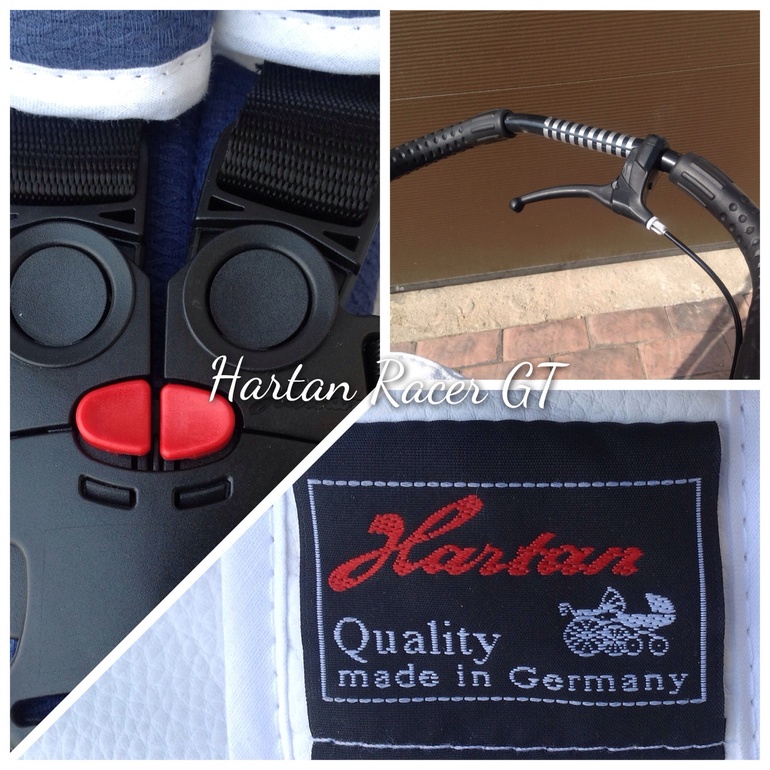 Hartan Racer GT белая экокожа 2 в 1