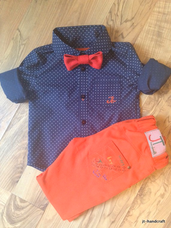 рубашка+джинсы для мальчика