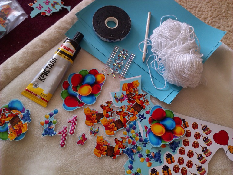 Наши пригласительные на годик готовы! (как и обещала, рассказываю как делала их)