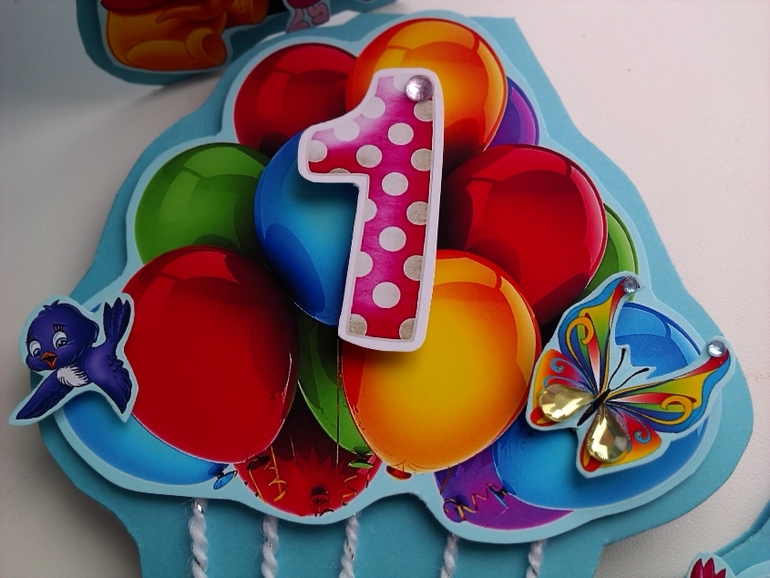 Наши пригласительные на годик готовы! (как и обещала, рассказываю как делала их)