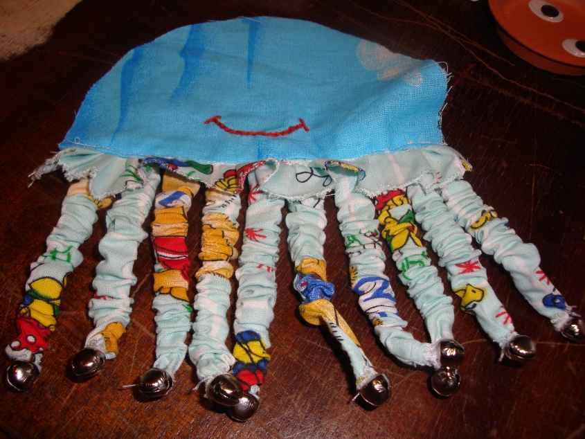 МК развивающей игрушки "Осьминожек" (много фото)