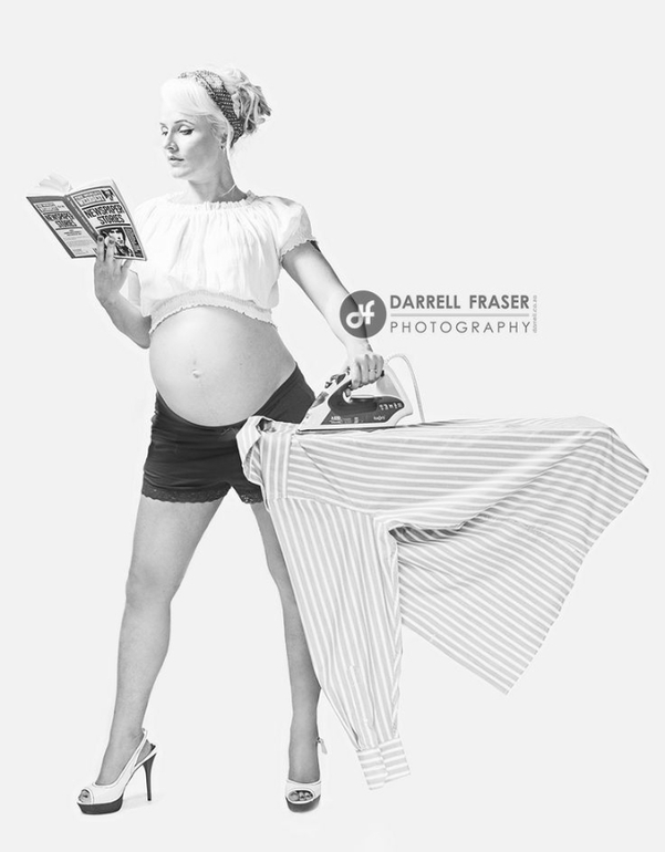 Идеи для фотосессии беременных, часть первая PIN UP мамочки