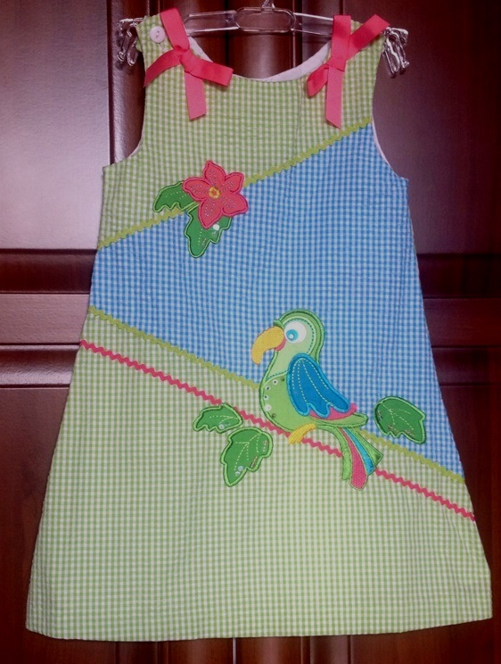 Сарафан с попугаем (новый)