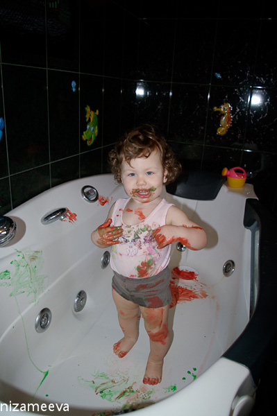 Ванна как холст