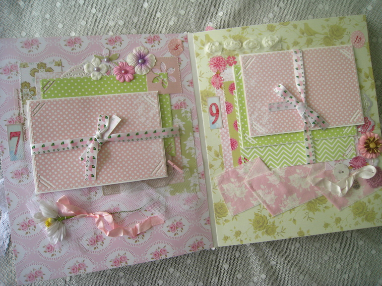 Очень нежный альбом в стиле Тильда для малышки Машеньки!