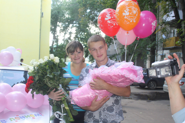 Вот так мы вписывались с роддома