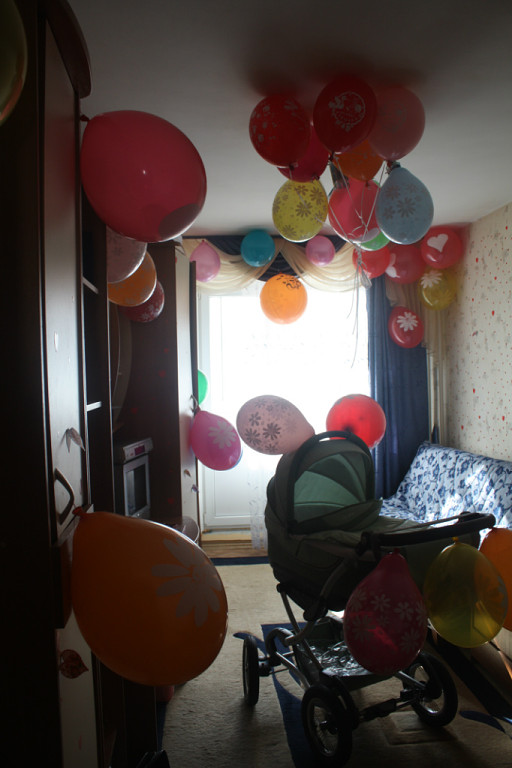 Вот так мы вписывались с роддома