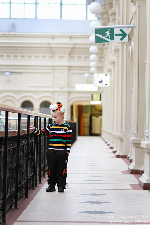 Детская / семейная съемка в ГУМе.