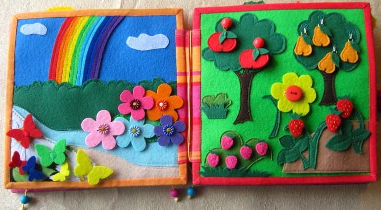 Развивающая книжка о временах года