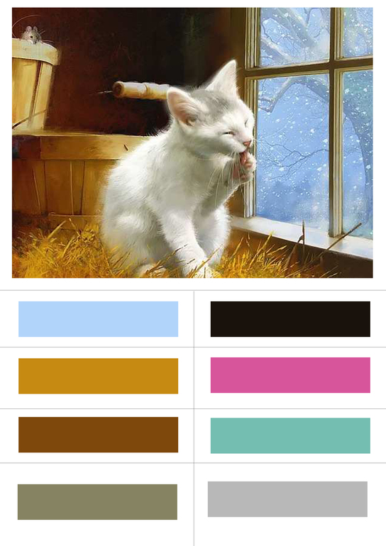 Подборка палитры цветов