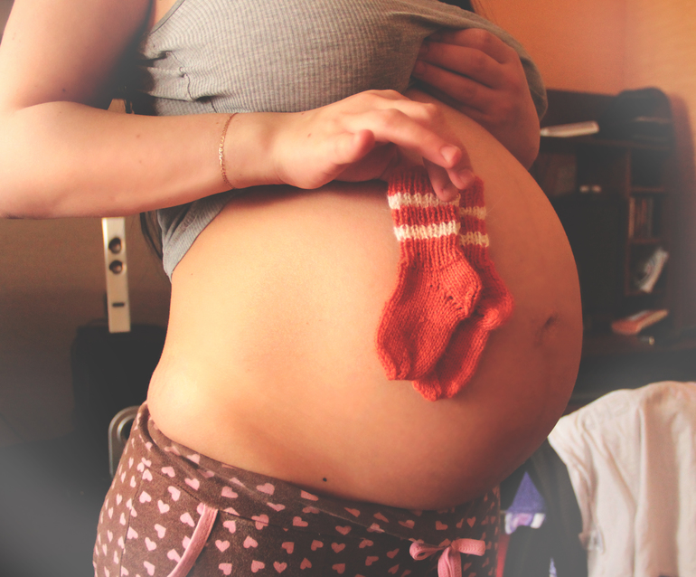 как вам мой животик на последних недельках?)))