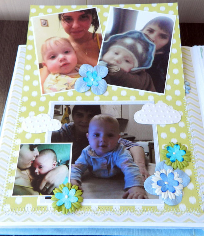 Альбом " Первый год жизни нашего сокровища - Максимки"