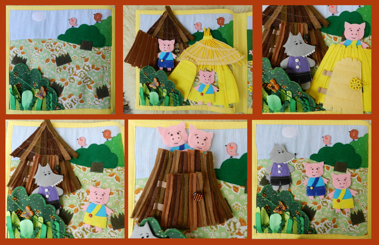 Развивающая книжка про мишку