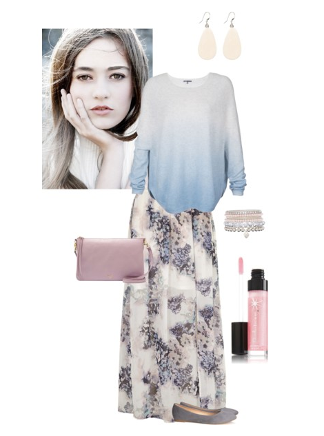 Look of the day: юбка maxi и объемный свитер