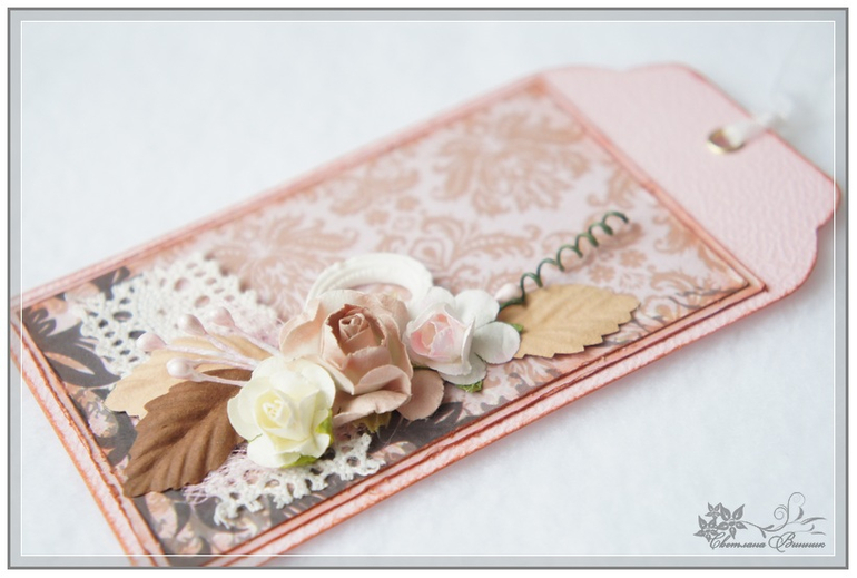 Открытка и тег