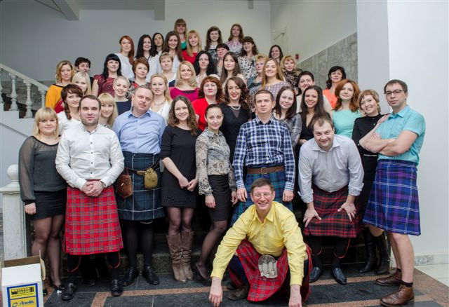 Вот так оригинально поздравляли нас мужчины 8 марта на работе)))