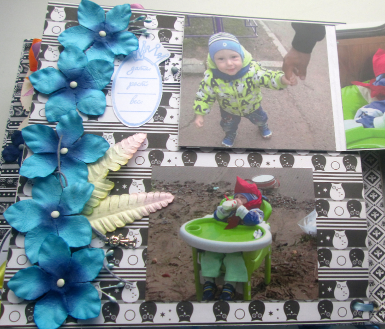 Cкрап альбом для моего племяша)