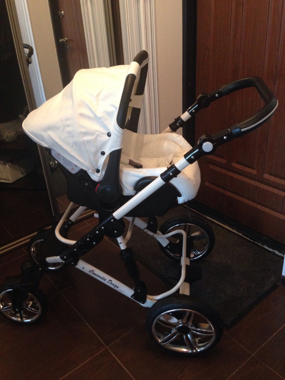 Коляска concordia design glamour кожа