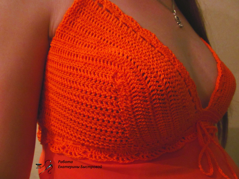 Моя беременная туника "Сочный апельсин"