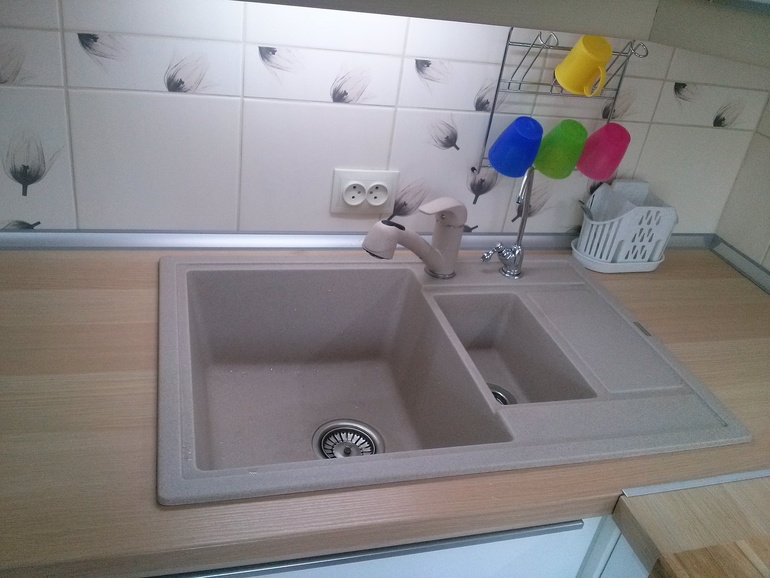 Кухня мой вариант БЕЛОГО ГЛЯНЦА