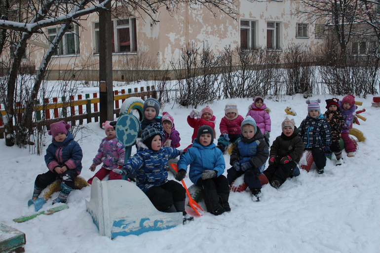 Прогулка в садике