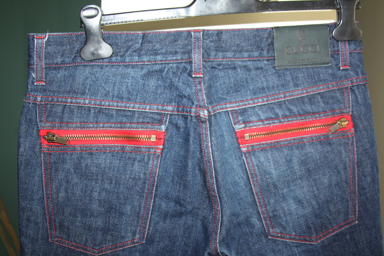 Льняные брюки ***GAULTIER***,Джинсы ***GUCCI***,оригиналы!