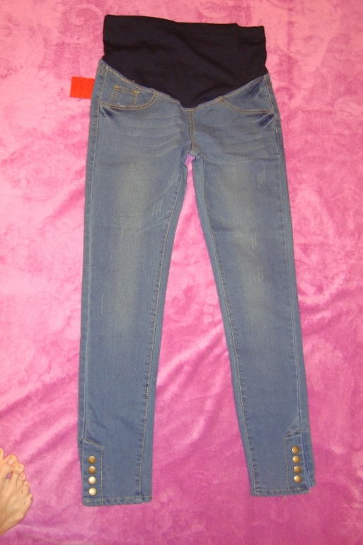 Джинсики для будущей мамочки. Новые.