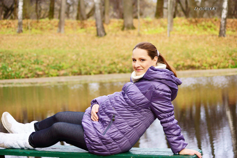 Осенняя прогулка или мои последние беременные деньки