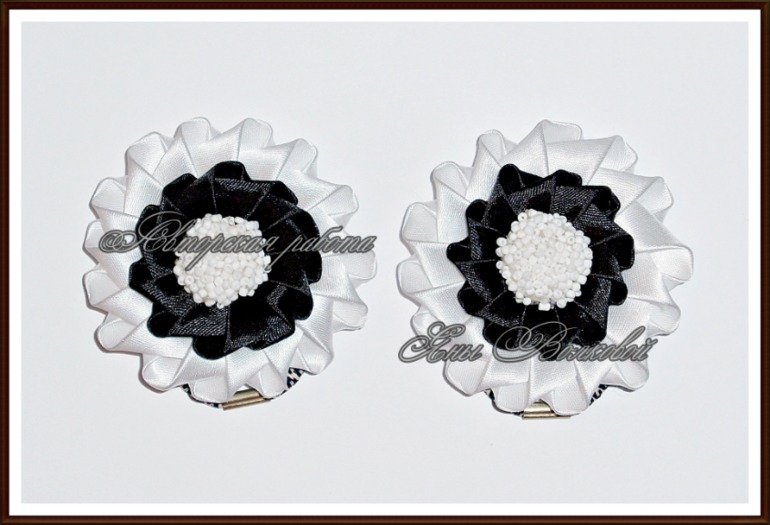 Резиночки и заколочки для принцесс.Авторская работа