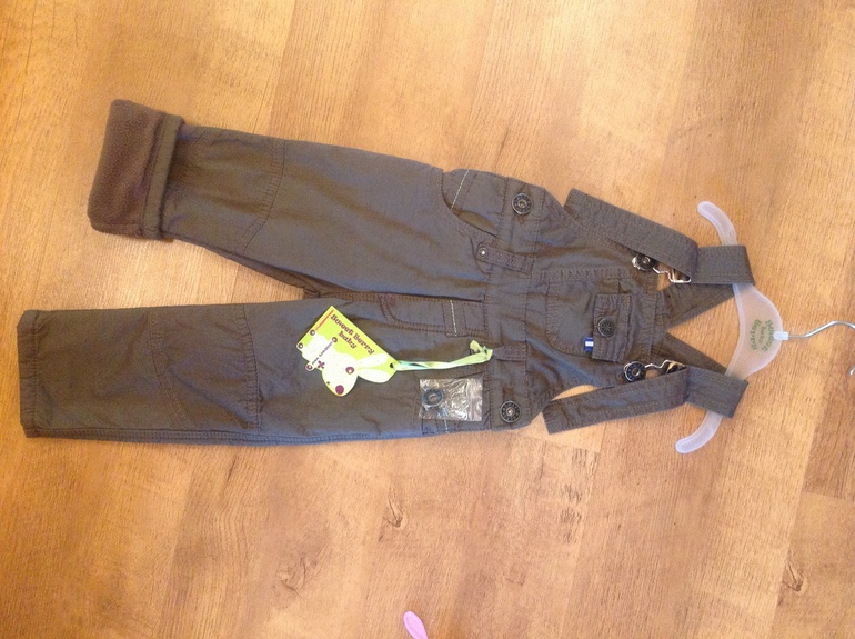 Полукомбинезон SweetBerry на флисе НОВЫЙ размер 18 мес