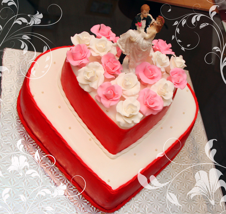 Свадебные торты на заказ. Москва, Балашиха, Щелково,Железнодорожный