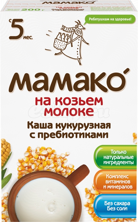 Каша мамако кукурузная на козьем молоке