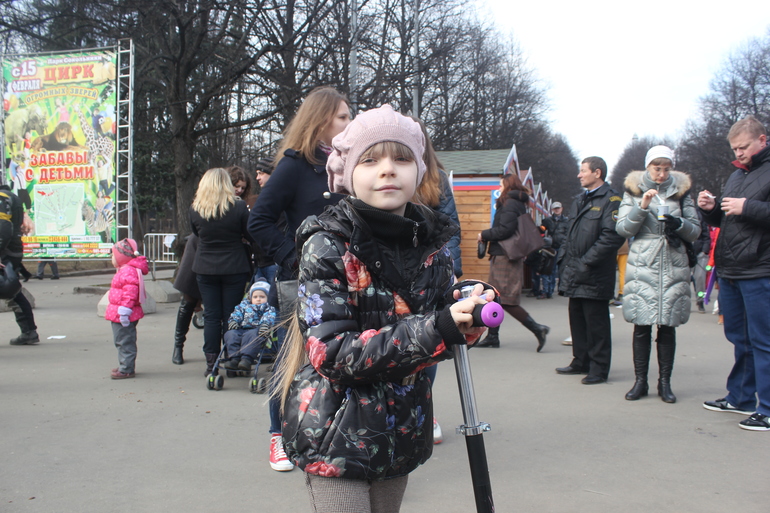 Погуляли в Сокольниках.