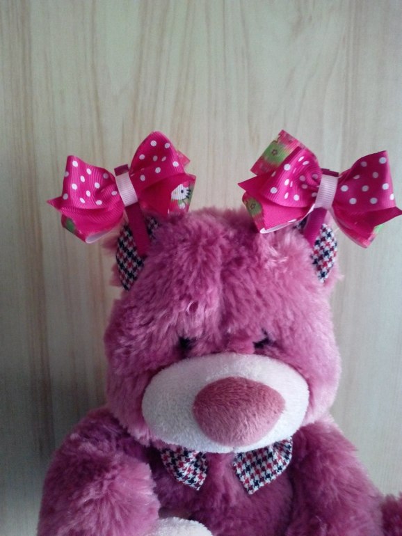 Бантики из репсовых лент