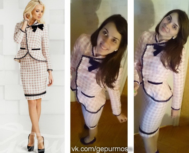 Выкройка Платья Шанель Из Твида фото 18