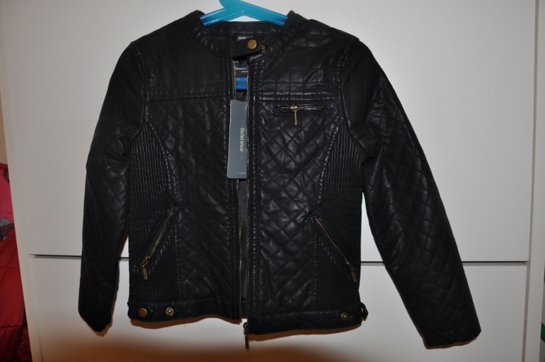 Куртка из эко кожи ZARA р4-5 (110)