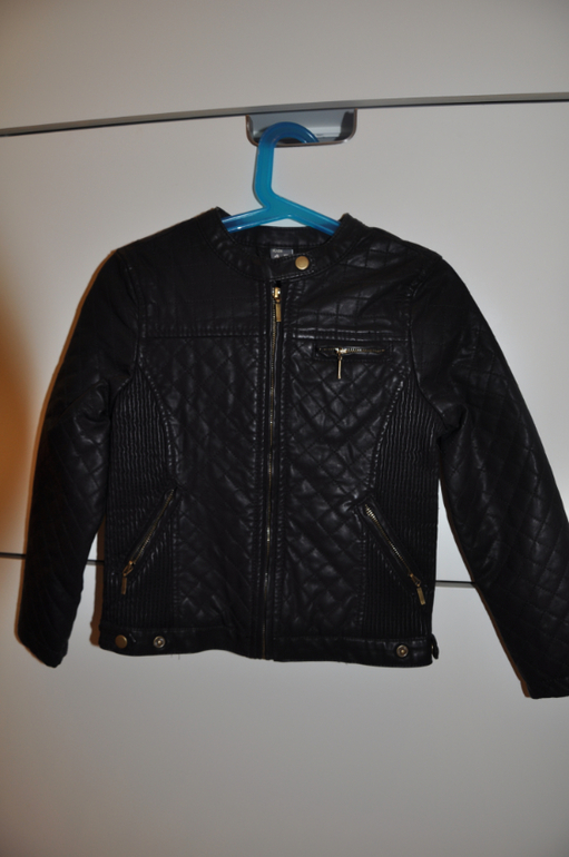 Куртка из эко кожи ZARA р4-5 (110)