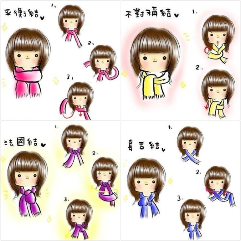 Как завязать шарфик ребенку(полезно)