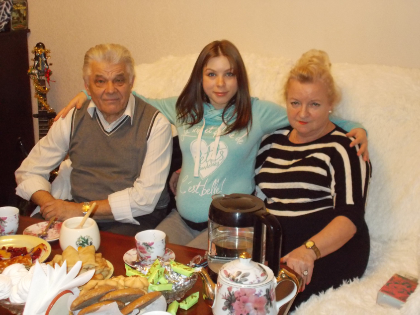 Мои родные.