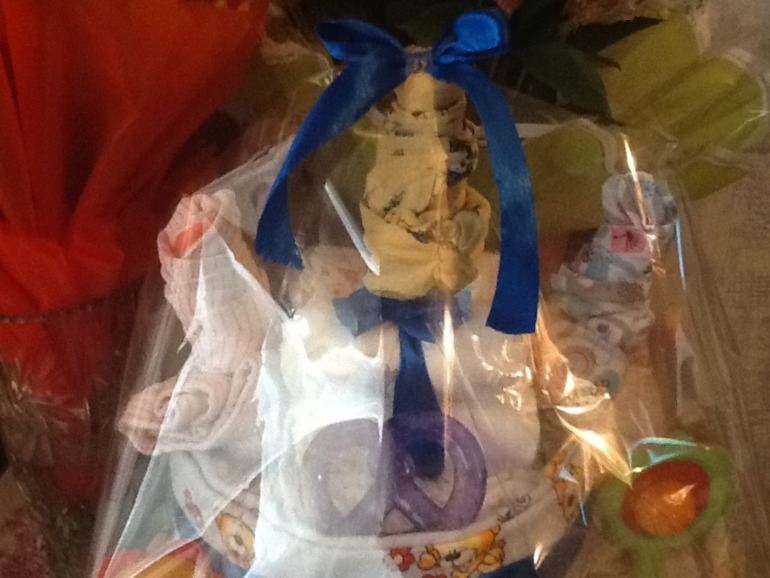 Торт из памперсов, мой)