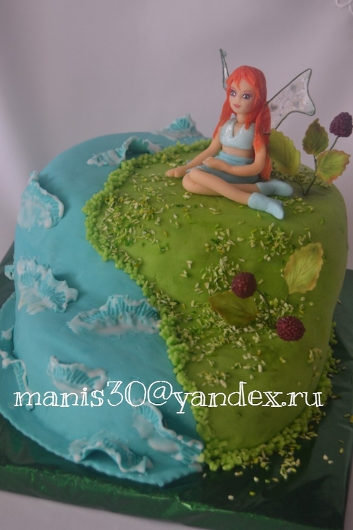 торт с феечкой