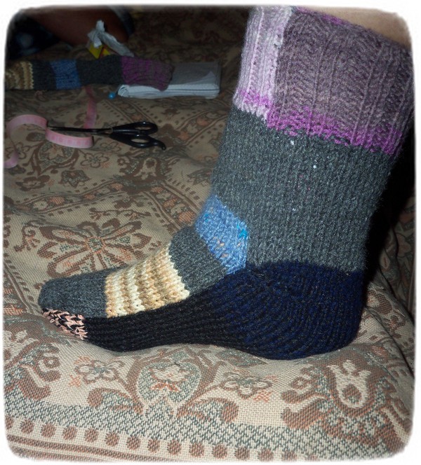 Носки на 2-ух спицах. МК.